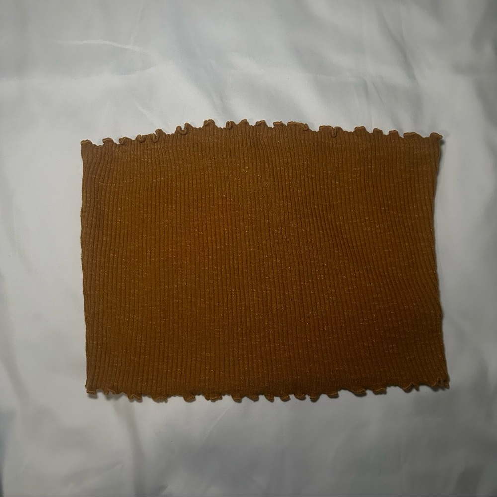 OOTDFASH Mustard Yellow Tube Top